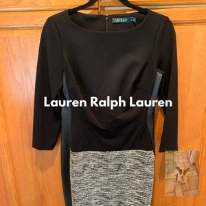 NWT Ralph Lauren black knit dress size 2